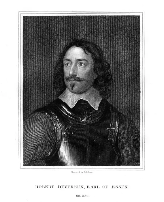 Framed Print : Robert Devereux, 3rd Earl of Essex, (1827). Artist: TA Dean Framed Print : Robert Devereux, 3rd Earl of Essex, (1827). Artist: TA Dean