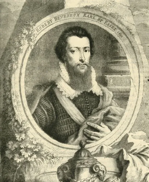 Framed Print : Robert Devereux, Earl of Essex, c1590-1600, (1890). Creator: Unknown Framed Print : Robert Devereux, Earl of Essex, c1590-1600, (1890). Creator: Unknown
