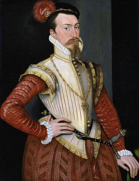 Robert Dudley, 1st Earl of Leicester (1532-1588), 1560s. Artist: Meulen, Steven van der (active 1543-1564)