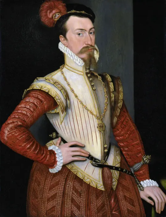 Framed Print : Robert Dudley, 1st Earl of Leicester (1532-1588), 1560s. Artist: Meulen, Steven van der (active 1543-1564) Framed Print : Robert Dudley, 1st Earl of Leicester (1532-1588), 1560s. Artist: Meulen, Steven van der (active 1543-1564)