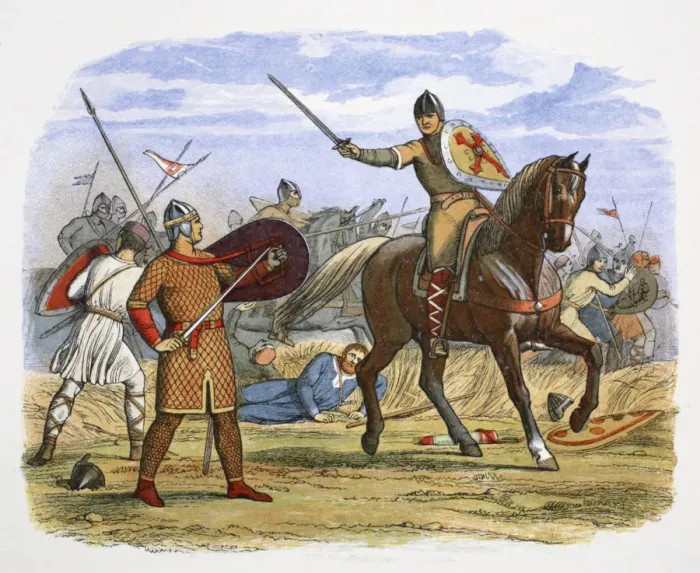 Framed Print : Robert, Duke of Normandy, captured at the Battle of Tinchebraye, Normandy, 1106 (1864) Framed Print : Robert, Duke of Normandy, captured at the Battle of Tinchebraye, Normandy, 1106 (1864)
