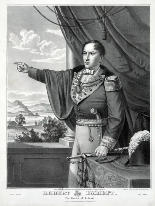 Framed Print : Robert Emmett, the Martyr of Ireland, c. 1873 Framed Print : Robert Emmett, the Martyr of Ireland, c. 1873