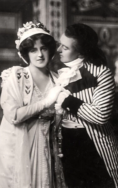 Robert Evett (1874-1949) and Denise Orme (1885-1960) in The Merveilleuses, early 20th century. Artist: Rotary Photo