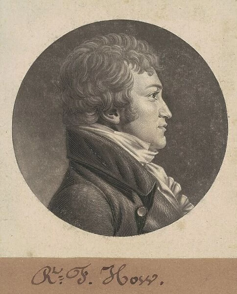 Robert F. How, 1806. Creator: Charles Balthazar Julien Fevret de Saint-Memin