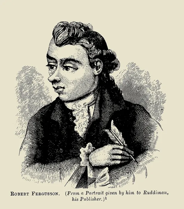 Framed Print : Robert Fergusson (1750-1774), 1883. Creator: Anonymous Framed Print : Robert Fergusson (1750-1774), 1883. Creator: Anonymous