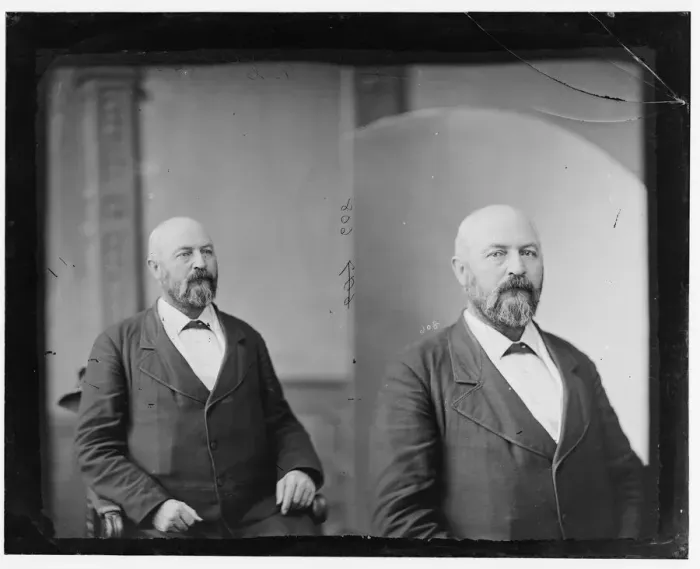 Framed Print : Robert Franklin Armfield of North Carolina, 1865-1880. Creator: Unknown Framed Print : Robert Franklin Armfield of North Carolina, 1865-1880. Creator: Unknown