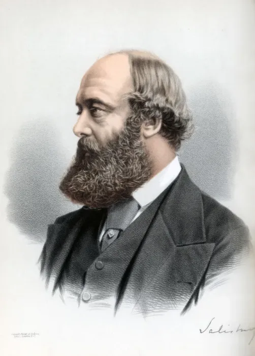 Framed Print : Robert Gascoyne-Cecil, 3rd Marquess of Salisbury, British statesman and Prime Minister, c1890. Artist: Cassell, Petter & Galpin Framed Print : Robert Gascoyne-Cecil, 3rd Marquess of Salisbury, British statesman and Prime Minister, c1890. Artist: Cassell, Petter & Galpin