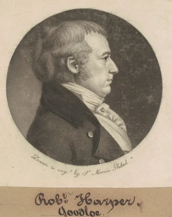 Framed Print : Robert Goodloe Harper, 1799. Creator: Charles Balthazar Julien Fé Framed Print : Robert Goodloe Harper, 1799. Creator: Charles Balthazar Julien Fé