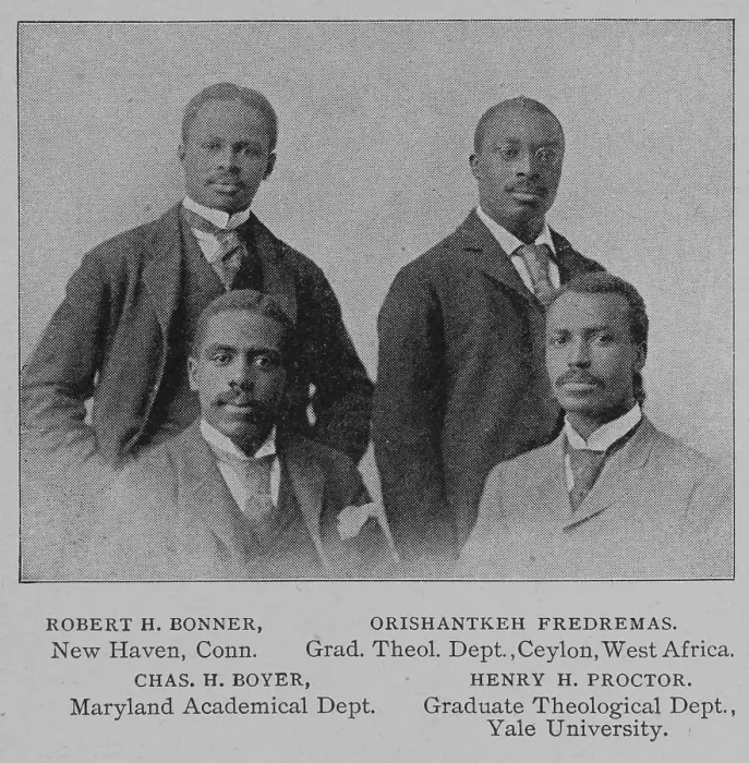 Framed Print : Robert H. Bonner, New Haven, Conn. Orishantkeh Fredremas, Grad. Theol. Dept. Ceylon... 1902. Creator: Unknown Framed Print : Robert H. Bonner, New Haven, Conn. Orishantkeh Fredremas, Grad. Theol. Dept. Ceylon... 1902. Creator: Unknown