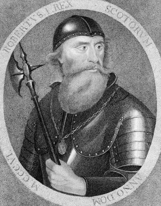 Framed Print : Robert I, commonly Robert the Bruce, King of Scotland, (1797). Artist: E Harding Framed Print : Robert I, commonly Robert the Bruce, King of Scotland, (1797). Artist: E Harding