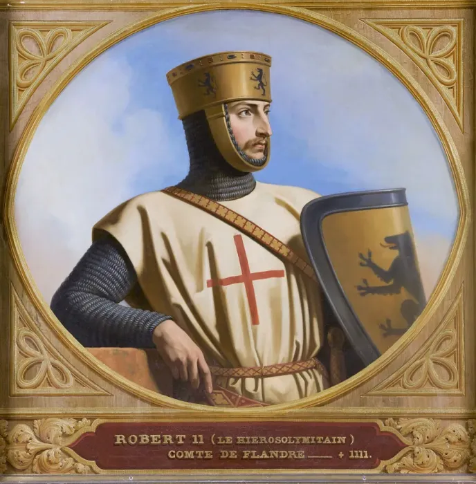 Framed Print : Robert II of Jerusalem, 1843. Creator: Decaisne, Henri (1799-1852) Framed Print : Robert II of Jerusalem, 1843. Creator: Decaisne, Henri (1799-1852)