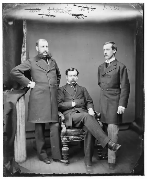 Framed Print : Robert Lincoln (group), between 1865 and 1880. Creator: Unknown Framed Print : Robert Lincoln (group), between 1865 and 1880. Creator: Unknown