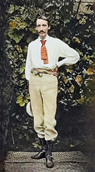 Framed Print : Robert Louis Stevenson in Samoa, c1890. Creator: Unknown Framed Print : Robert Louis Stevenson in Samoa, c1890. Creator: Unknown