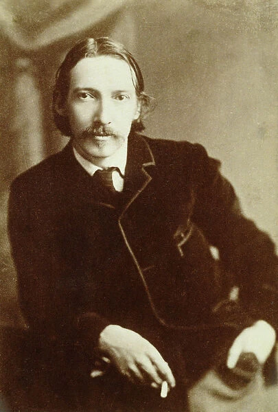 Robert Louis Stevenson, Scottish author, c1870-1894