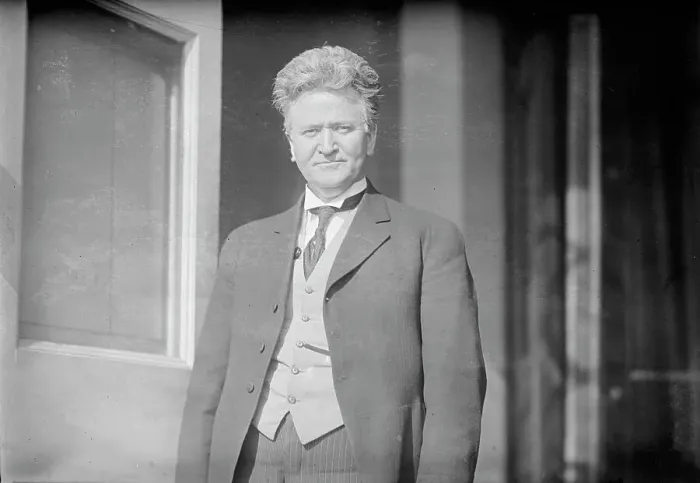 Framed Print : Robert M. Lafollette [sic], Rep. from Wisconsin, 1911. Creator: Harris & Ewing. Robert M. Lafollette [sic], Rep. from Wisconsin, 1911. Creator: Harris & Ewing