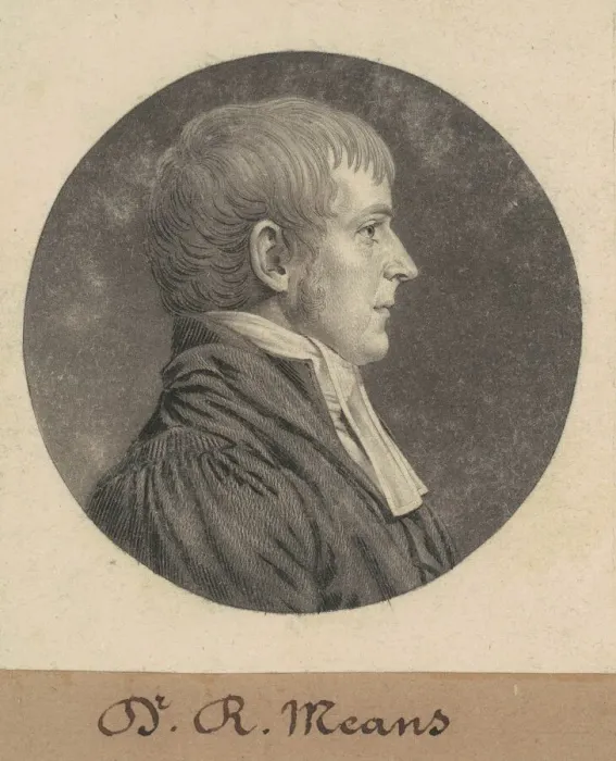 Framed Print : Robert Means, 1809. Creator: Charles Balthazar Julien Fevret de Saint-Memin