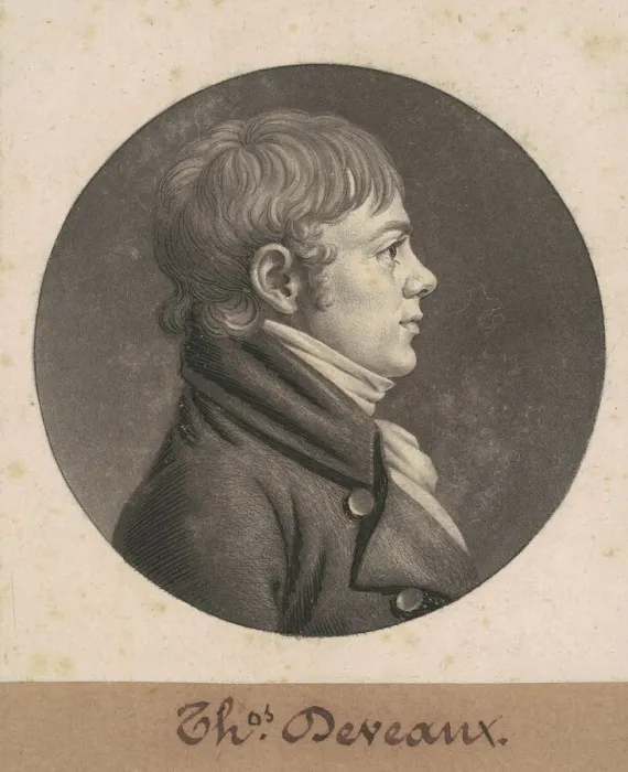 Framed Print : Robert Mills, 1808. Creator: Charles Balthazar Julien Fevret de Saint-Memin Framed Print : Robert Mills, 1808. Creator: Charles Balthazar Julien Fevret de Saint-Memin