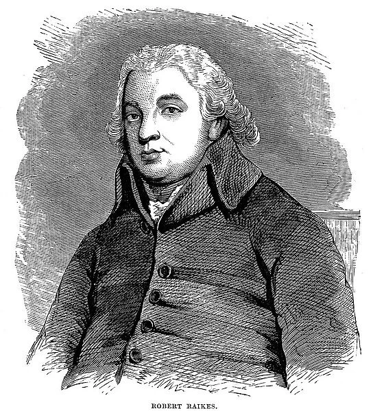 Robert Raikes, English philanthropist and publisher, 1780 (1880)