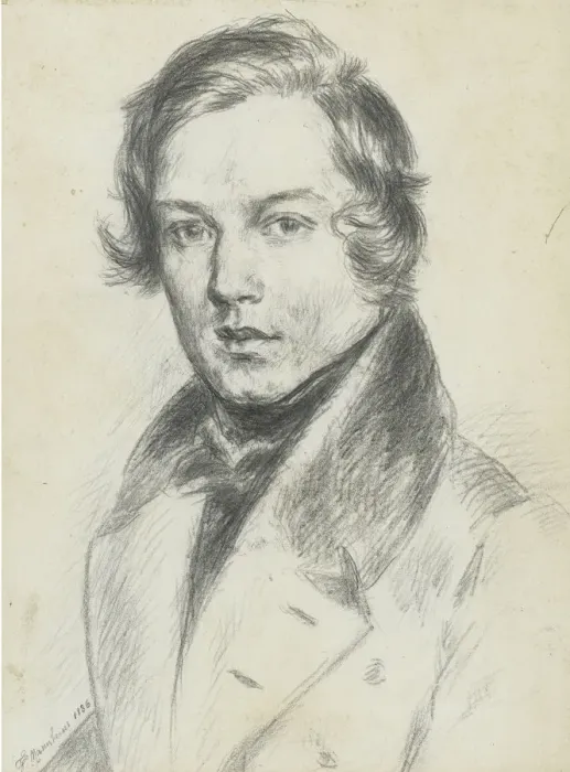 Framed Print : Robert Schumann (1810-1856), 1836. Artist: Mannheim, F. (active 1830s) Framed Print : Robert Schumann (1810-1856), 1836. Artist: Mannheim, F. (active 1830s)