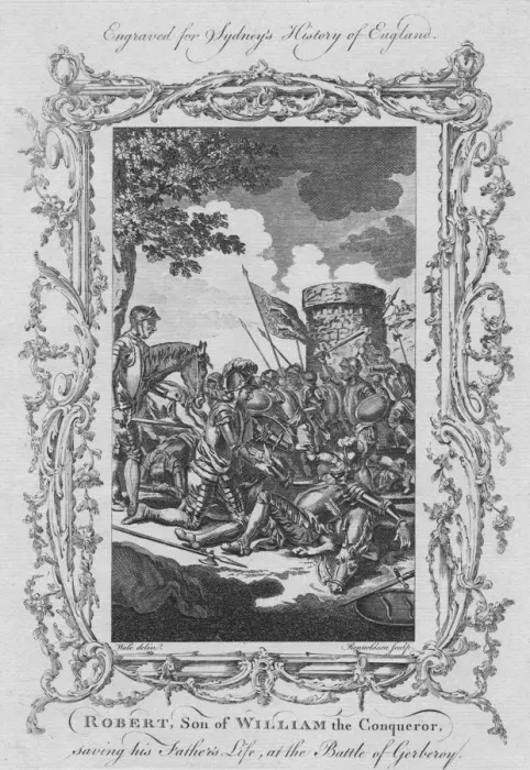 Framed Print : Robert, Son of William the Conqueror, saving the Fathers Life, at the Battle of Gerberoy, 1773 Framed Print : Robert, Son of William the Conqueror, saving the Fathers Life, at the Battle of Gerberoy, 1773