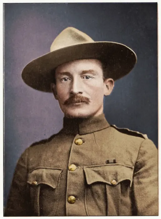 Framed Print : Robert Stephenson Smyth Baden-Powell, British soldier, c1900 Framed Print : Robert Stephenson Smyth Baden-Powell, British soldier, c1900