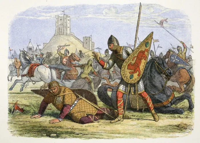 Framed Print : Robert wounding his father, King William I, Normandy, 1079 (1864) Framed Print : Robert wounding his father, King William I, Normandy, 1079 (1864)