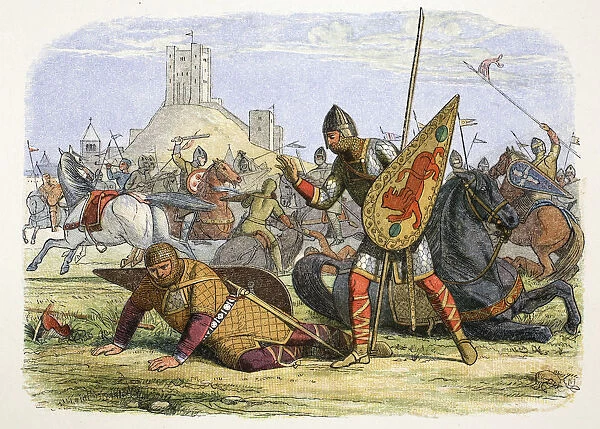 Robert wounding his father, King William I, Normandy, 1079 (1864)