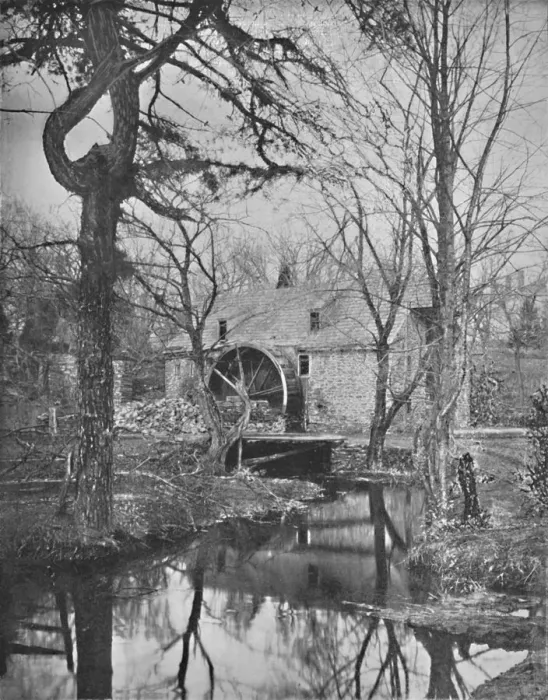 Framed Print : Roberts Mill in Pennsylvania, 19th century Framed Print : Roberts Mill in Pennsylvania, 19th century