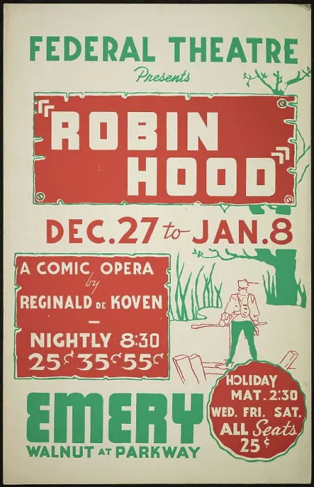 Framed Print : Robin Hood, Cincinnati, 1937. Creator: Unknown Framed Print : Robin Hood, Cincinnati, 1937. Creator: Unknown