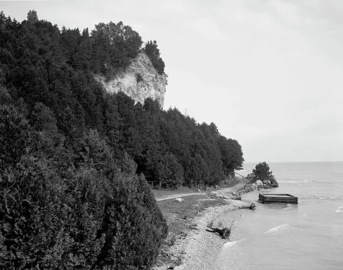 Framed Print : Robinson's Folly, Mackinac Island, Mich. c.between 1910 and 1920. Creator: Unknown