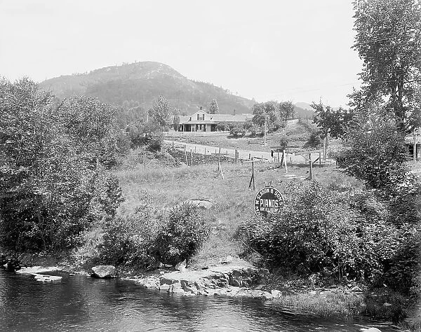 Robt. Louis Stevenson's cottage on Saranac Lake, Adirondacks, N.Y. between 1900 and 1910. Creator: Unknown