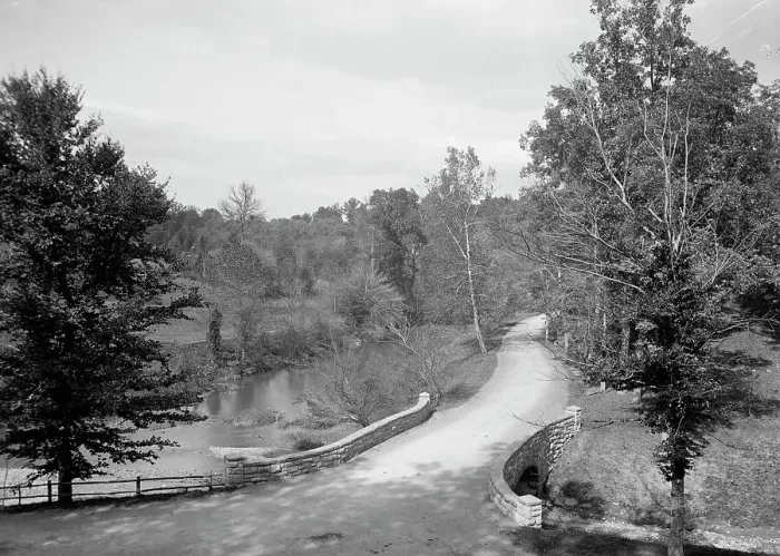 Framed Print : Rock Creek Road, Zoo Park, Washington, D.C. c1906. Creator: Unknown Framed Print : Rock Creek Road, Zoo Park, Washington, D.C. c1906. Creator: Unknown
