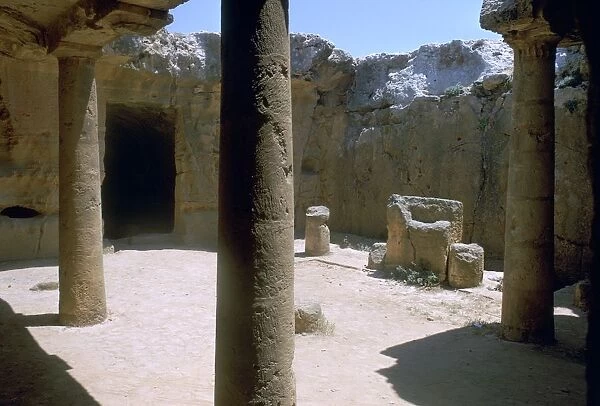 Rock-cut tombs in Nea Paphos, 4th century BC