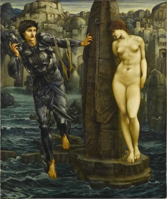 Framed Print : The Rock of Doom, 1885-1888. Creator: Burne-Jones, Sir Edward Coley (1833-1898) Framed Print : The Rock of Doom, 1885-1888. Creator: Burne-Jones, Sir Edward Coley (1833-1898)