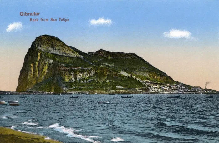 Framed Print : The Rock of Gibraltar, 1945 Framed Print : The Rock of Gibraltar, 1945