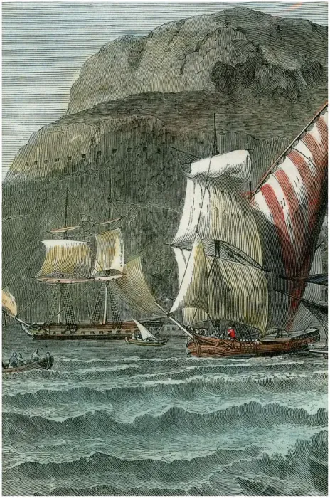 Framed Print : The Rock of Gibraltar, c1880 Framed Print : The Rock of Gibraltar, c1880