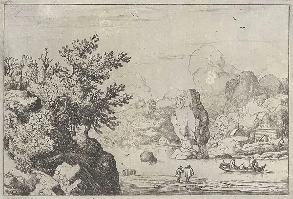 The Rock in the Middle of the River, 17th century. 17th century
