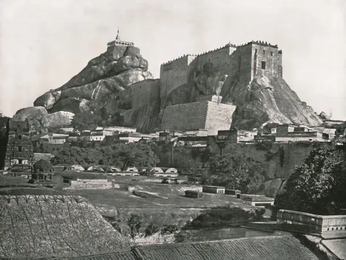 Framed Print : The Rock seen from the north, Trichinopoly, India, 1895. Creator: Unknown Framed Print : The Rock seen from the north, Trichinopoly, India, 1895. Creator: Unknown