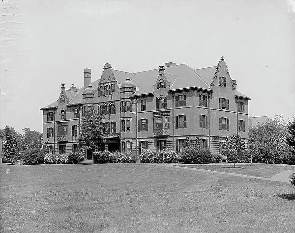 Rockefeller Hall, Mount Holyoke College, South Hadley, Mass. c1908. Creator: William H. Jackson