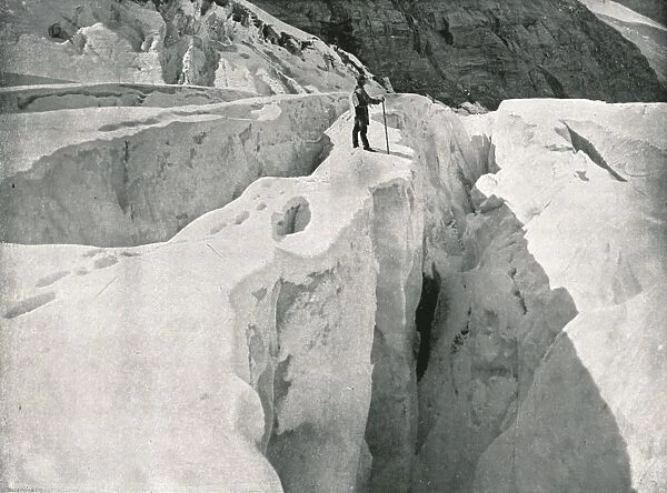 The Rockies: Asulkan Glacier, Hermit Range, Canada, 1895. Creator: William Notman & Son