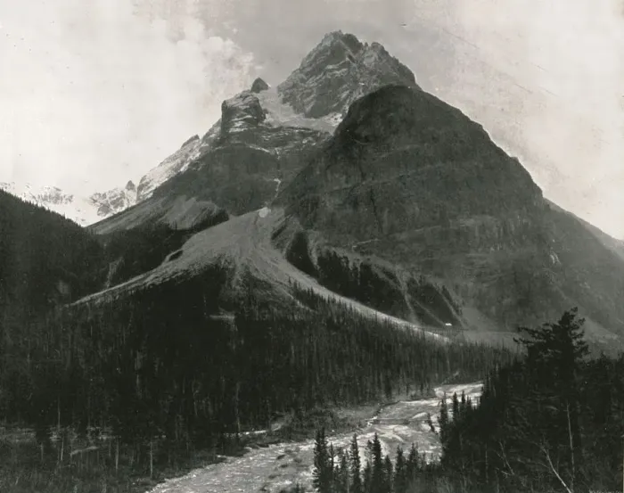 Framed Print : The Rockies: Mount Stephen, Canada, 1895. Creator: William Notman & Son Framed Print : The Rockies: Mount Stephen, Canada, 1895. Creator: William Notman & Son
