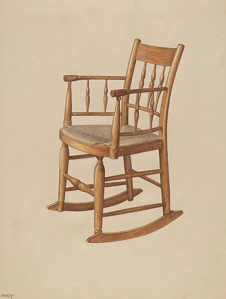 Rocking Chair, 1938. Creator: Dorothy Handy