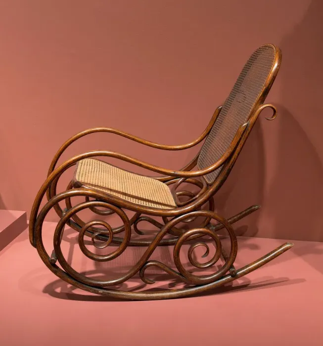 Framed Print : Rocking Chair, Austria, c. 1881. Creator: Jacob and Josef Kohn Framed Print : Rocking Chair, Austria, c. 1881. Creator: Jacob and Josef Kohn