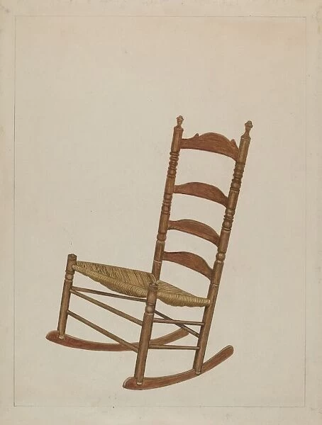 Rocking Chair, c. 1936. Creator: John Cutting