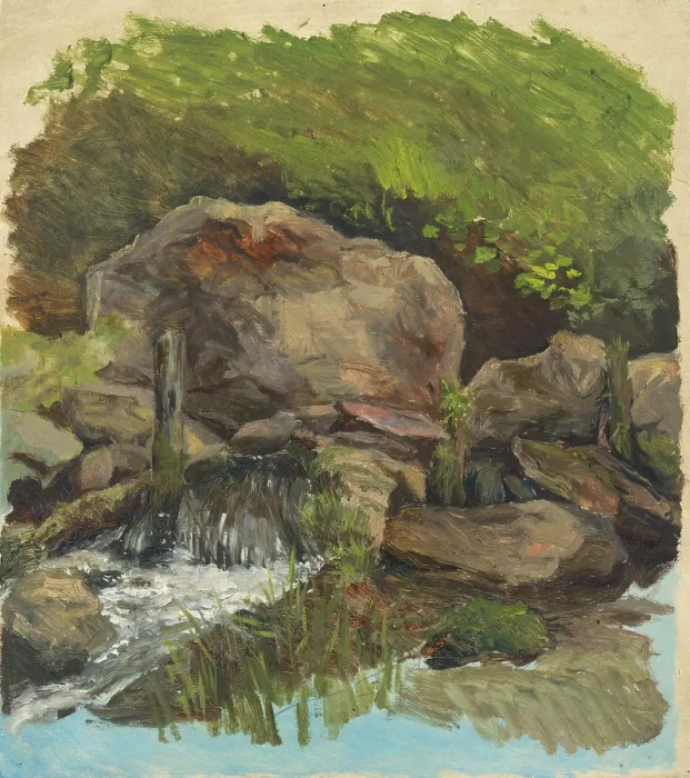 Framed Print : Rocks, 1850-1900. Creator: Jan Nowopacky Framed Print : Rocks, 1850-1900. Creator: Jan Nowopacky