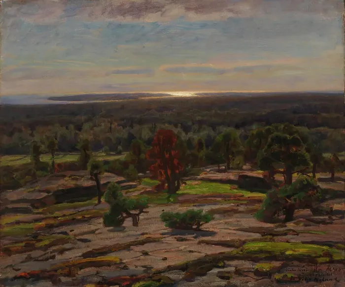 Framed Print : The Rocks of Knutsboda, 1909. Creator: Victor Westerholm Framed Print : The Rocks of Knutsboda, 1909. Creator: Victor Westerholm
