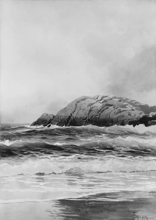 Framed Print : Rocks and Sea. Creator: Alfred Thompson Bricher Framed Print : Rocks and Sea. Creator: Alfred Thompson Bricher
