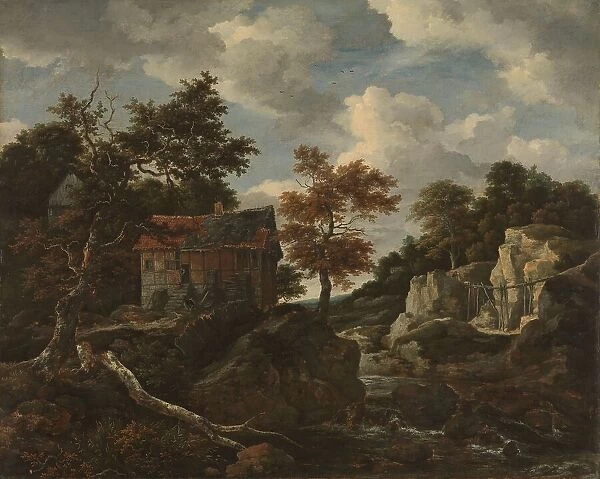 Rocky landscape, 1650-1682. Creator: Jacob van Ruisdael