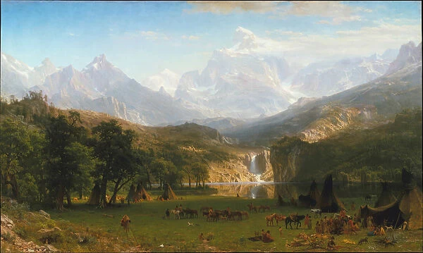 The Rocky Mountains, Landers Peak, 1863. Creator: Albert Bierstadt