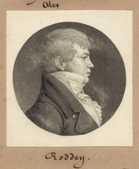 Framed Print : Roddey, 1810. Creator: Charles Balthazar Julien Fevret de Saint-Memin Framed Print : Roddey, 1810. Creator: Charles Balthazar Julien Fevret de Saint-Memin